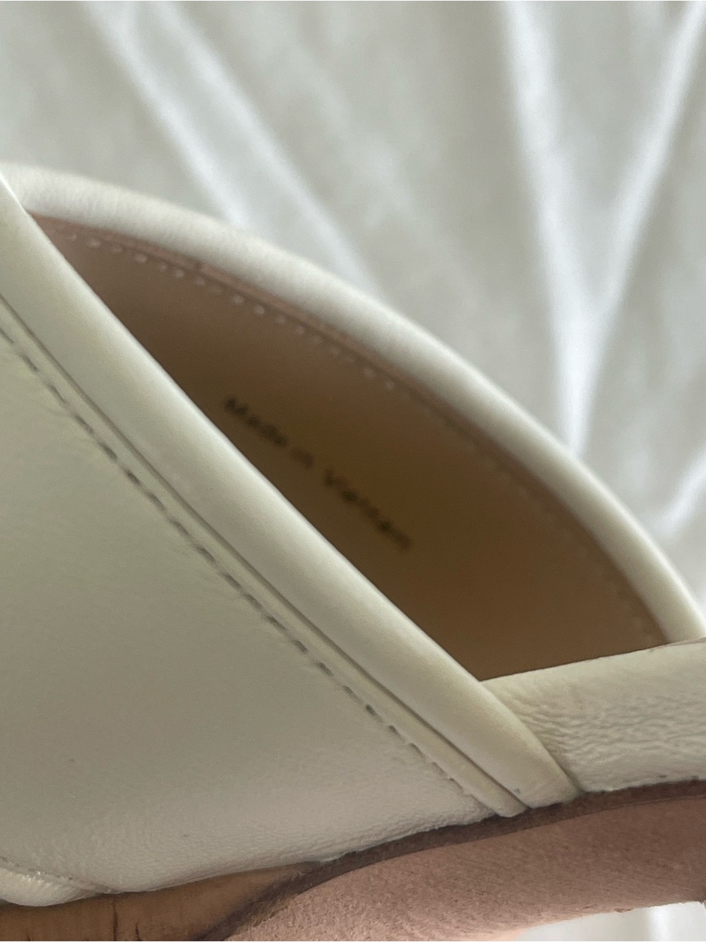 Veronica Beard  Dory White Leather Women's Sandal Heels Size 9 M  $395 NEW - Picture 7 of 14